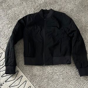 Lululemon nonstop bomber jacket black